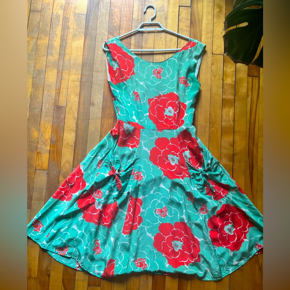 Beautiful Silk Tie Dress